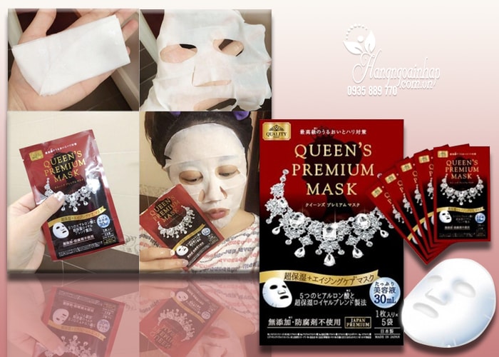 Mặt nạ dưỡng da Quality First Queen’s Premium Mask của Nhật