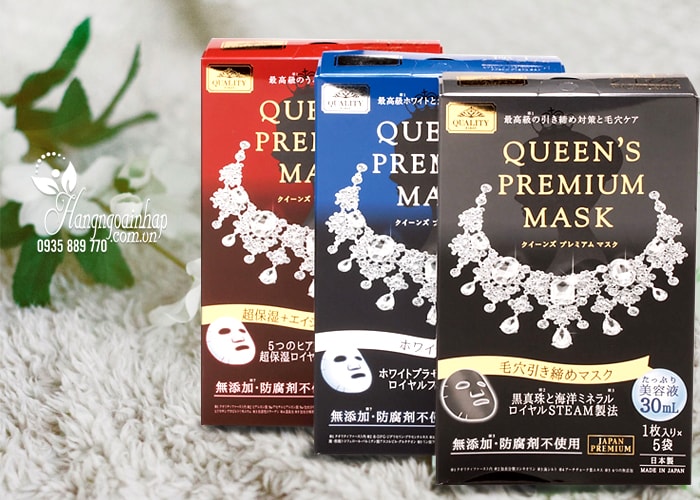 Mặt nạ dưỡng da Quality First Queen’s Premium Mask của Nhật Bản