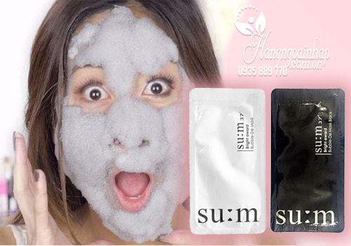 Mặt nạ sủi bọt thải độc Sum 37 Bright Award Bubble De Mask Hàn Quốc