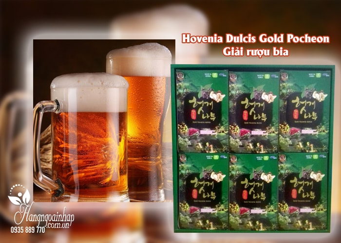 Nước bổ gan giải rượu Hovenia Dulcis Gold Pocheon 