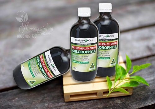 Nước diệp lục Healthy Care Chlorophyll Detox Drink 500ml của Úc