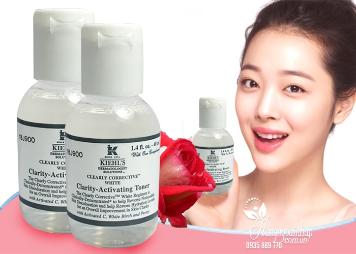 Nước hoa hồng Kiehl’s Clearly Corrective White Clarity-Activating 40ml của mỹ