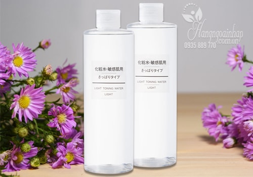 Nước hoa hồng Muji Light Toning Water Light 400ml của Nhật Bản