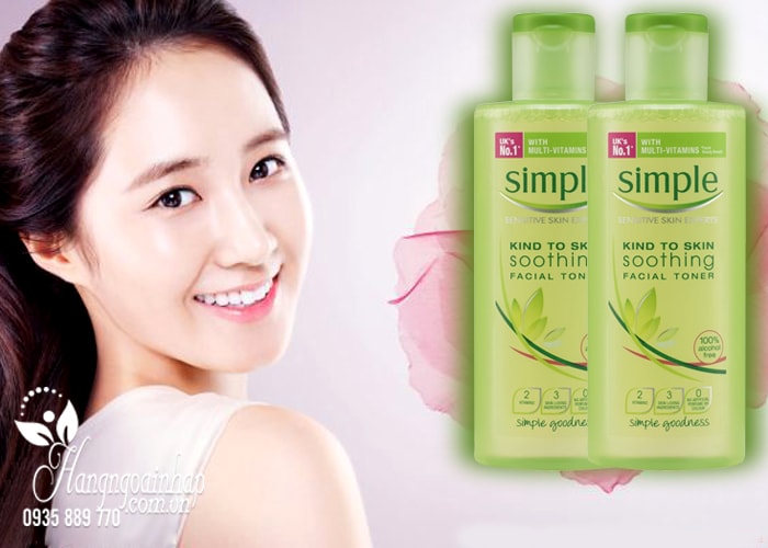 Nước hoa hồng Simple Soothing Facial Toner 