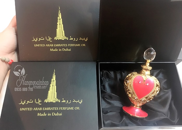 Tinh dầu nước hoa Dubai United Arab Emirates Perfume Oil 12ml, hàng chính hãng