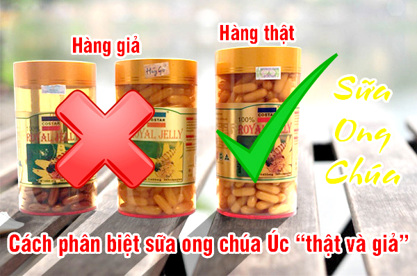 Phân biệt sữa ong chúa thật và giả