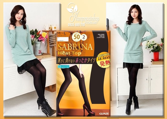 Quần tất sinh nhiệt Sabrina Heat Top 50D 