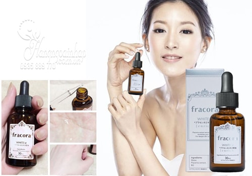 Serum Nhau Thai Fracora White Placenta Extract Enrich của Nhật Bản