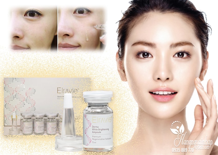 Serum tái tạo da Elravie Derma White Brightening Ampoule Hàn Quốc