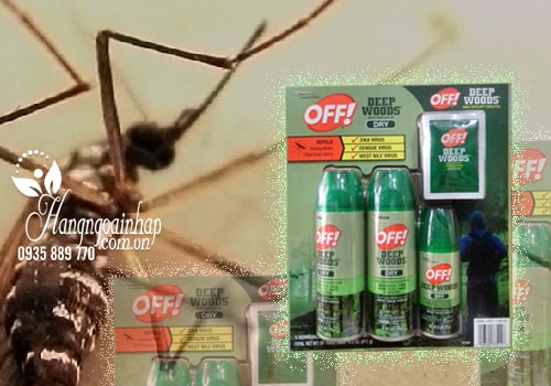 Sét xịt chống muỗi và côn trùng Off Deep Woods Dry