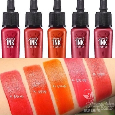 Son kem lì Peripera Ink Velvet 8g của Hàn Quốc 