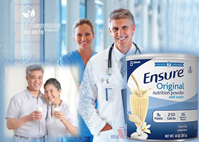 Sữa bột Ensure Original Nutrition Powder của Mỹ