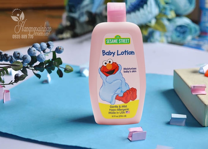 Sữa dưỡng thể cho bé Sesame Street Baby Lotion của Mỹ