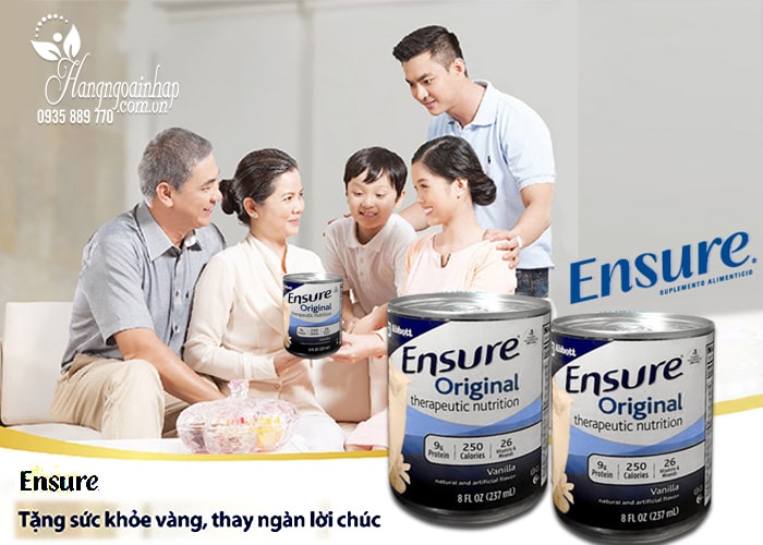 Sữa Ensure Original nước hương Vanilla 237ml