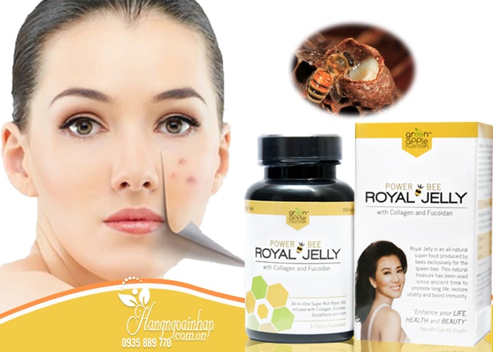 Sữa ong chúa Power Bee Royal Jelly 1500mg của Mỹ