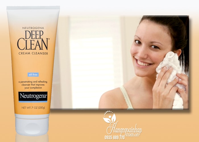 Sữa rửa mặt  Neutrogena Deep Clean 200g của Mỹ