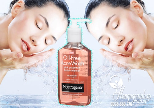 sữa rửa mặt neutrogena bưởi hồng