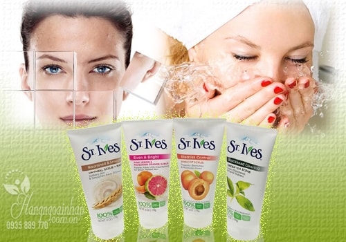 Sữa rửa mặt tẩy tế bào chết St.Ives 170g của Mỹ