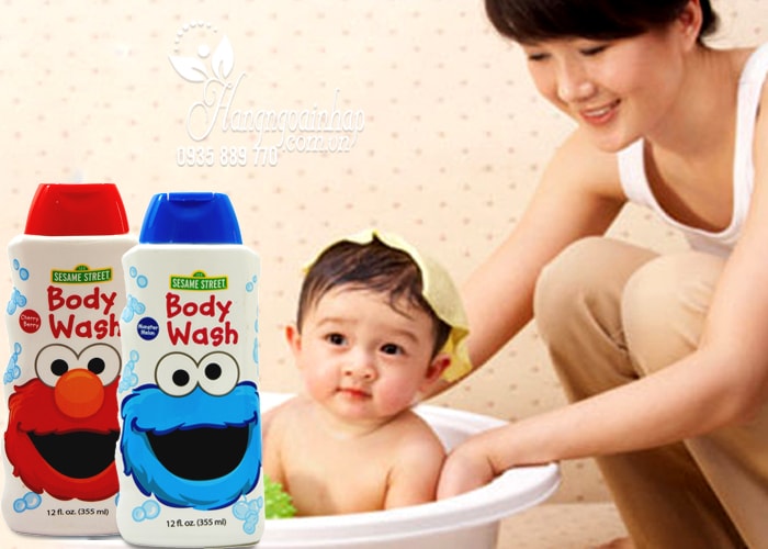 Sữa tắm cho bé Sesame Street Body Wash 