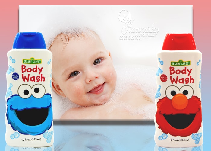 Sữa tắm cho bé Sesame Street Body Wash của Mỹ