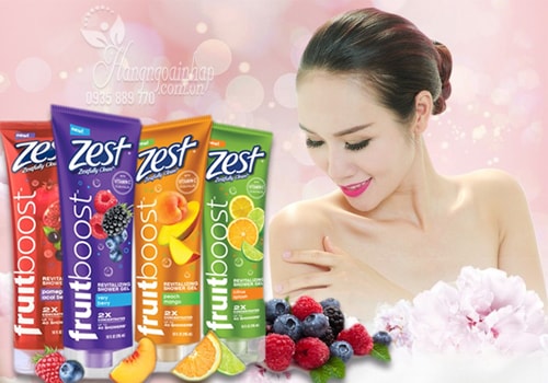 Sữa Tắm Zest Fruitboost Revitalizing Shower Gel 295ml của Mỹ