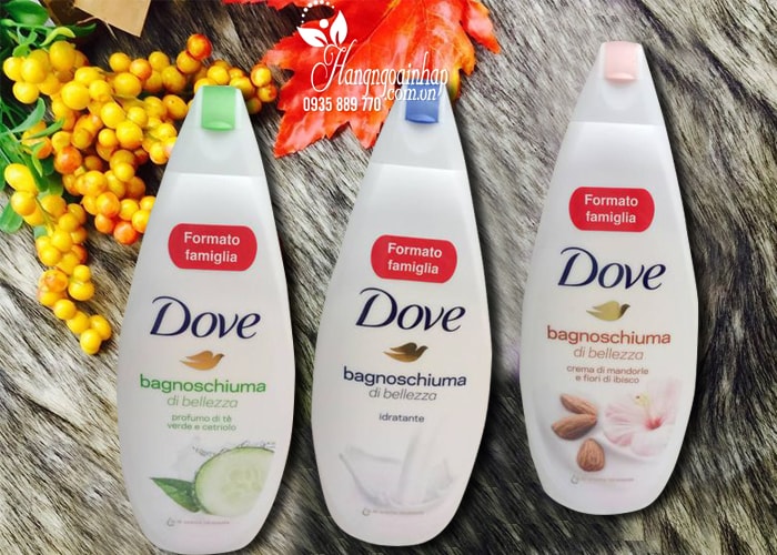 Sữa tắm dưỡng ẩm Dove Bagnoschiuma 700ml của Mỹ