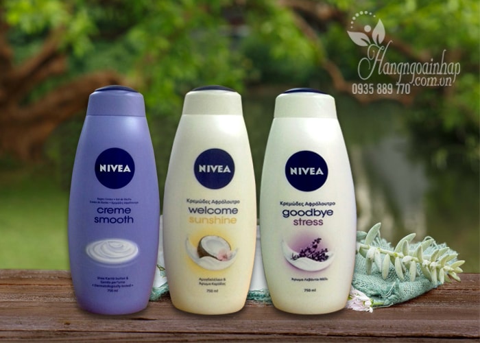 Sữa tắm Nivea của Đức 750ml