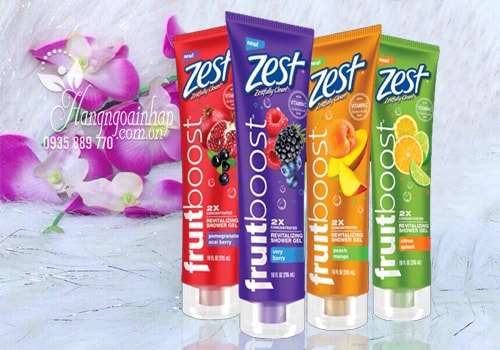 Sữa Tắm Zest Fruitboost Revitalizing Shower Gel