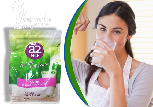 Sữa tươi dạng bột tách béo A2 Milk Instant Skim Milk Powder 1kg của Úc