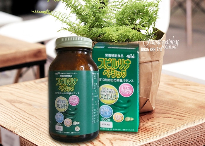 Tảo xanh cao cấp Spirulina của Nhật 