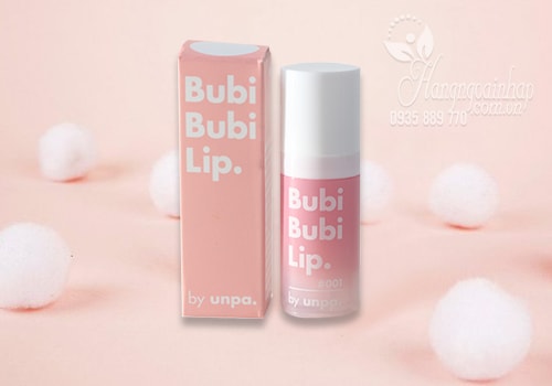 Tẩy tế bào chết môi dạng bọt - Unpa Bubi Bubi Lip của Hàn Quốc