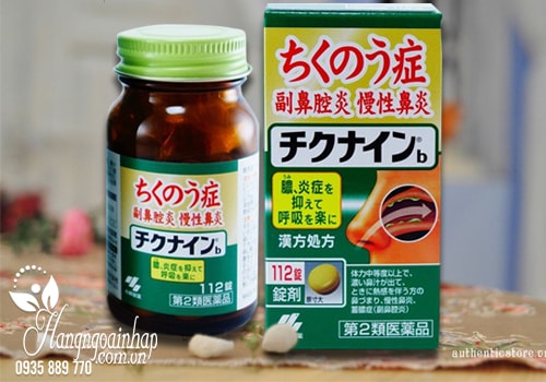 Thuốc đặc trị viêm xoang Kobayashi Chikunain 112 viên của Nhật Bản