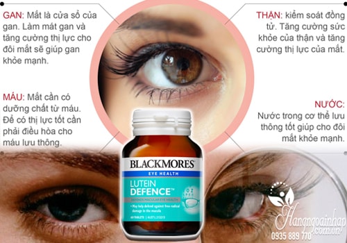 Viên uống bổ mắt Blackmores Lutein Defence 60 viên của Úc