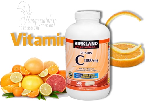Viên Uống Bổ Sung Vitamin C Kirkland 500 Viên