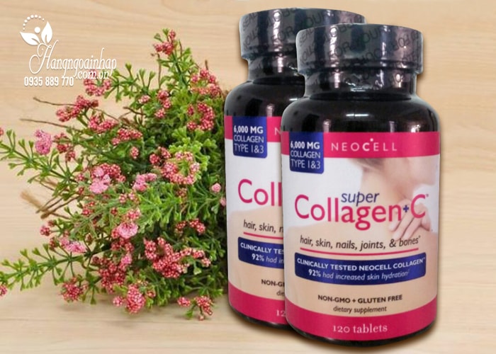 Viên uống Neocell Super Collagen + C Type 1&3, 120 viên của Mỹ