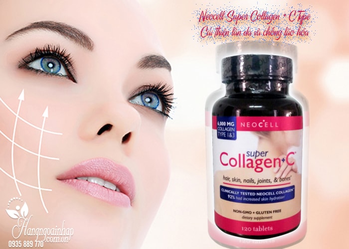 Viên uống Neocell Super Collagen + C Type 1&3  của Mỹ