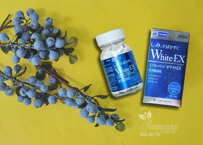 Viên uống trắng da trị nám White EX 270 viên của Nhật Bản