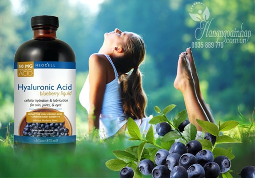 Neocell Hyaluronic Acid Blueberry Liquid 473ml Của Mỹ
