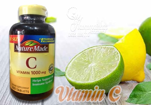 Viên uống bổ sung Vitamin C 1000mg Nature Made 300 viên của Mỹ