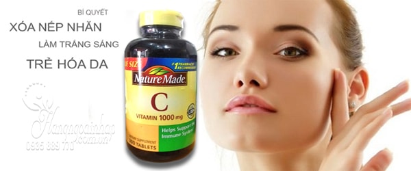 Viên uống bổ sung Vitamin C 1000mg Nature Made 300 viên của Mỹ