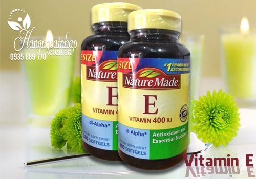 Vitamin E thiên nhiên Nature Made 400IU hộp 300 viên của Mỹ