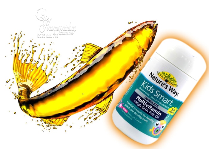 Vitamin tổng hợp và dầu cá cho bé Nature’s Way Kids Smart 