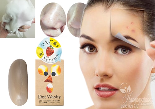 Xà phòng trị mụn đầu đen Dot Washy Facial Social của Nhật Bản