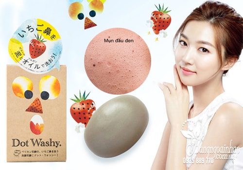 Xà phòng trị mụn đầu đen Dot Washy Facial Social của Nhật Bản