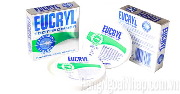 Bột làm trắng răng Eucryl Toothpowder 