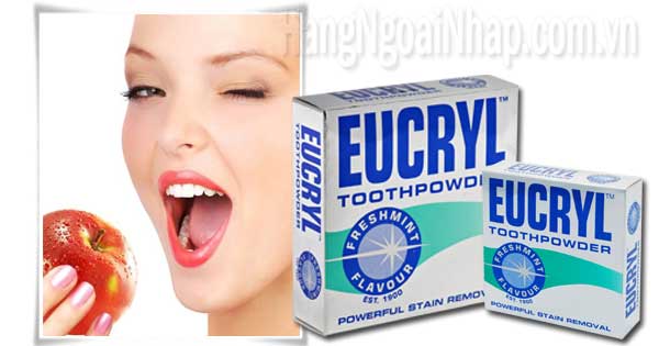 Bột làm trắng răng Eucryl Toothpowder  của Anh