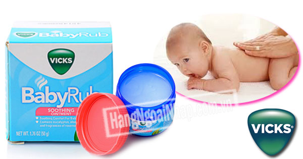 Vicks BabyRub 50g của mỹ