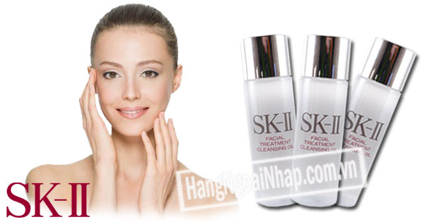 Sk II Facial Treatment Cleansing Oil 34ml dầu tẩy trang dưỡng trắng da
