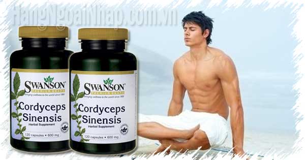 Đông trùng hạ thảo swanson 600g 120 viên