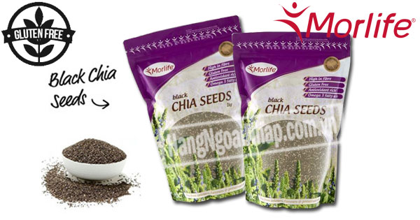 Hạt Chia Morlife Black Chia Seeds Gói 1kg Của Úc